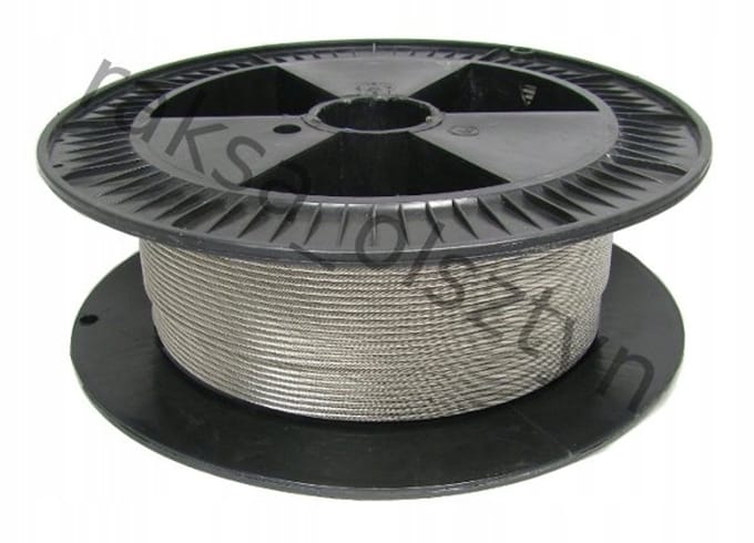 RVS Staalkabel 1x19 4mm - Hoge Sterkte voor Zeilen