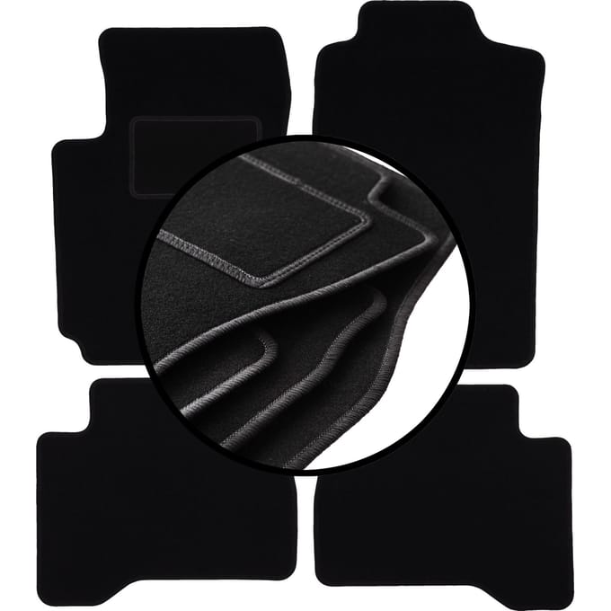 Complete set veloursmatten voor: Suzuki Grand Vitara II 3-deurs (2005-2014)