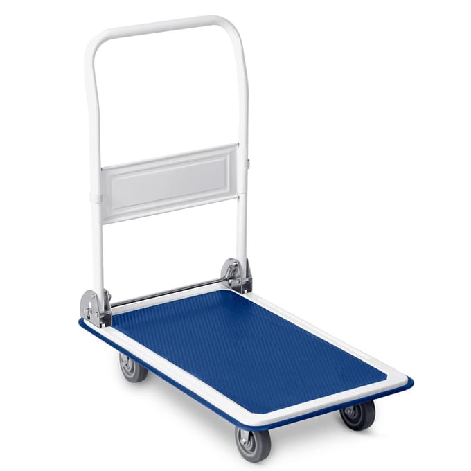 HM-505 handtransportwagen - wit en blauw