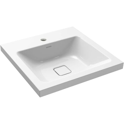 Kaldewei CONO countertop washbasin 3076 with 1 tap hole, 50 cm 908306013001