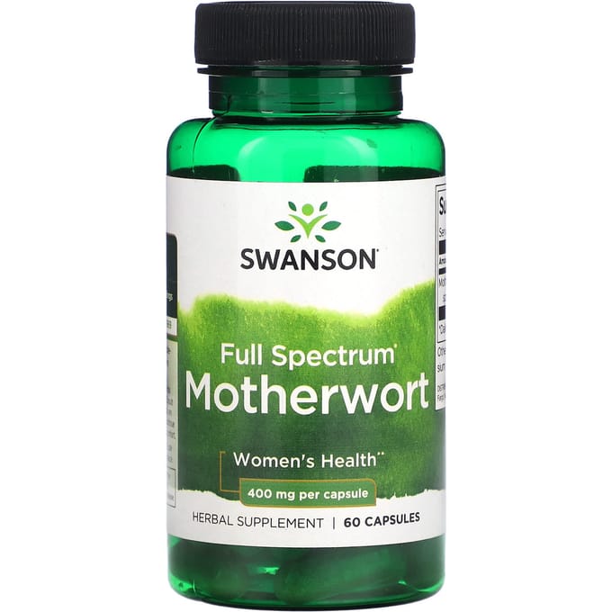 Volledig Spectrum Moederkruid, 400Mg, 60 Capsules