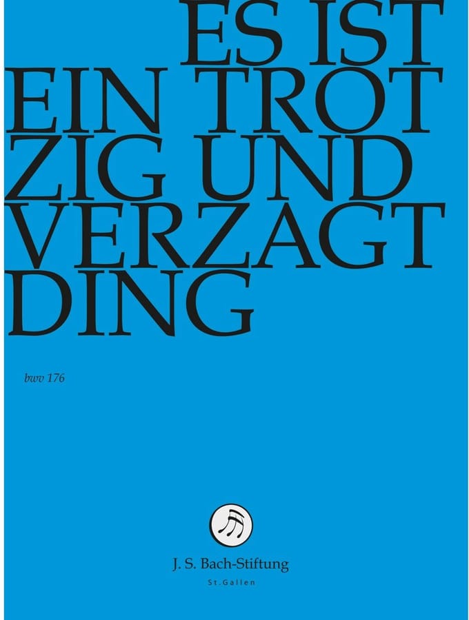 Chor & Orchester Der J.S. Bach-Stiftung, Rudolf Lutz - J.S. Bach: Es Ist Ein Trotzig Und Verzag (DVD)