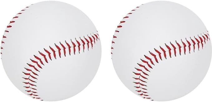 Honkballen Set - Trainingsballen - Slagoefening - Zachte vulling - 63 cm diameter - Wit