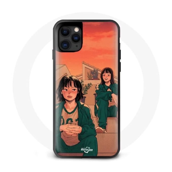 Iphone 11 hoesje Inktvisspel Ji Yeong nr. 240 en Kang Sae Byeok nr. 067