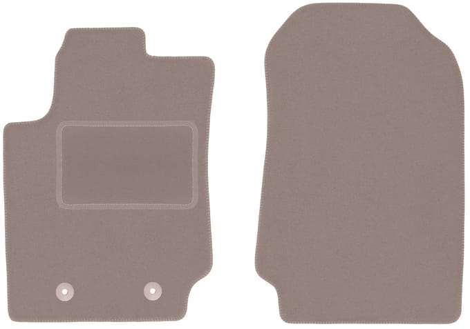 Beige voormatten voor: Ford Ranger Raptor pick-up (2019-)