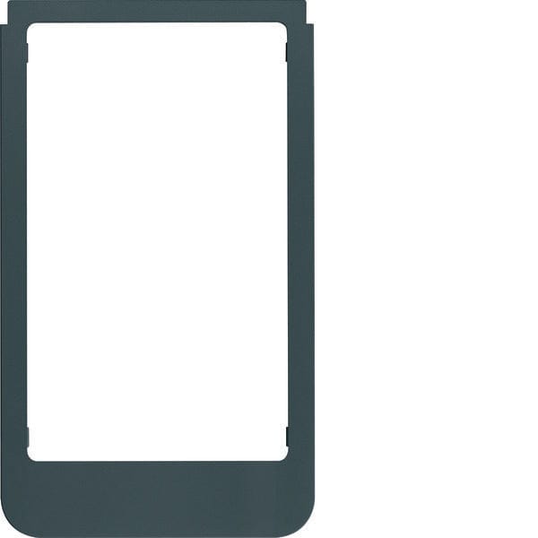 Groot afgerond design frame mat antraciet kunststof - WD2117
