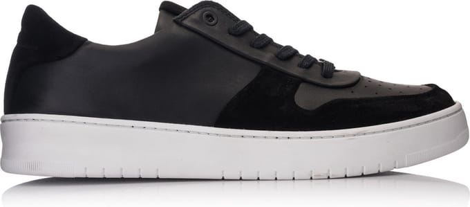 Hinson bennet sonder low sneakers heren zwart leer