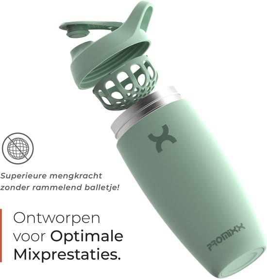550ml Stainless Steel Insulated Shaker Bottle