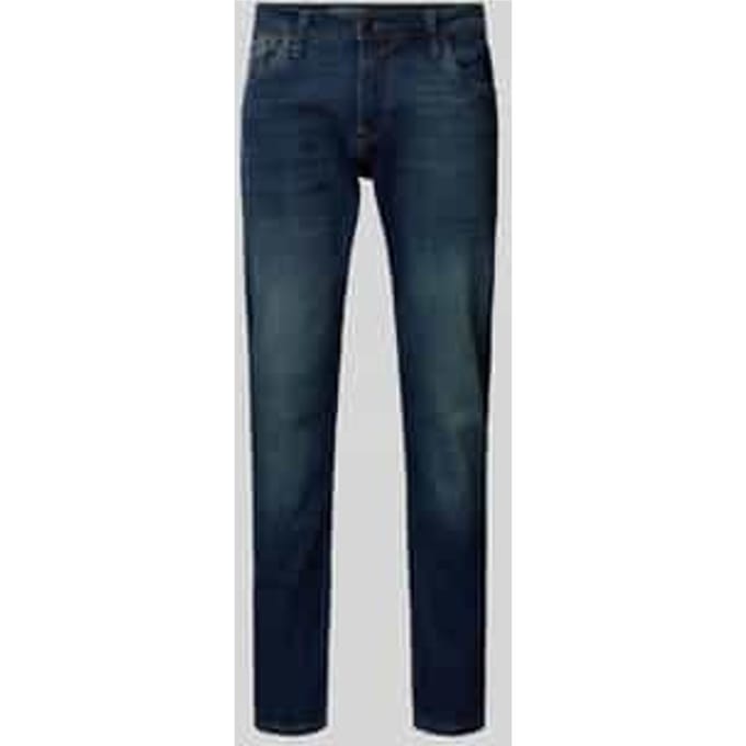 Tom Tailor Denim - TTAEDAN STRAIGHT-jeans - Maat 30/34 - Used Dark Stone Blue Denim