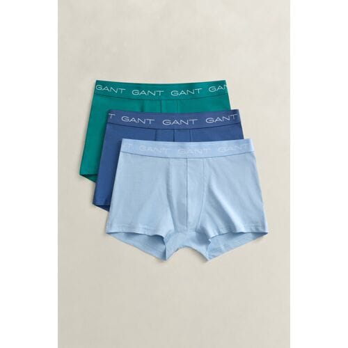 Gant Ondermode Trunk 3-Pack Sky Blue / male