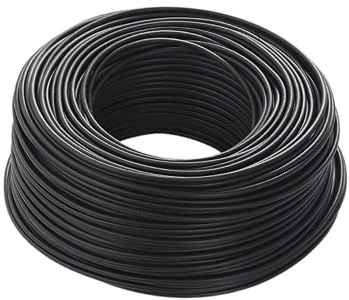 Elektrische Installatiekabel Eenaderig PVC Zwart per Meter voor Installatiewerk