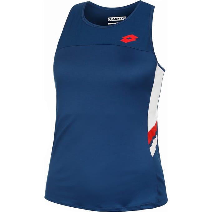 Lotto Squadra III Tanktop Dames-Blauw,Rood