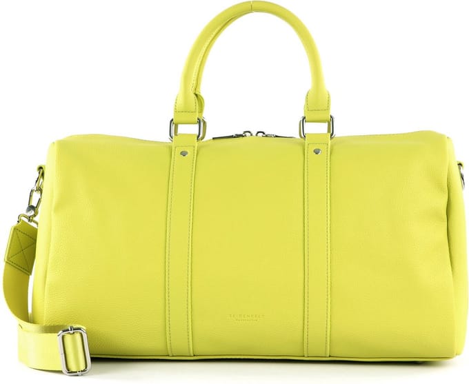 SEIDENFELT MANUFAKTUR Handtas Reistas SFM224 Duffle Lime Geel
