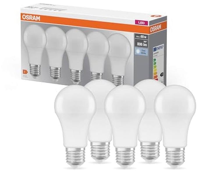 LED Lamp E27 Cool White 4000K 8.50W Matt | Energieklasse A+ | Dimbaar