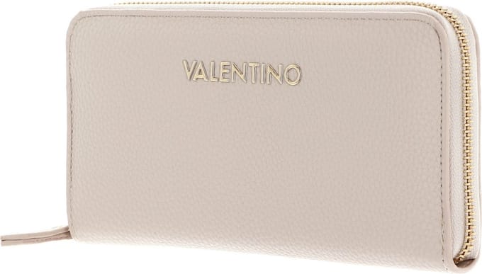 VALENTINO Portemonnee Brixton Zip Around Wallet Ecru Crème