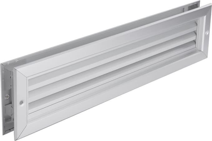 Starx deur rooster - 470 x 121 mm - geanodiseerd aluminium F1