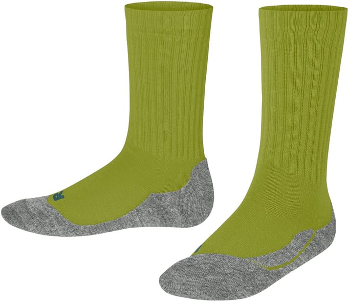 FALKE Active Warm dik ademend wol functioneel materiaal sokken kinderen groen - maat 27-30