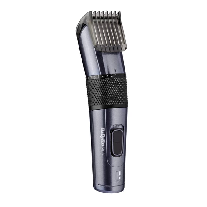 BaByliss Titanium Tondeuse - Titanium messen - Uitschuifbare opzetkam 1-25mm