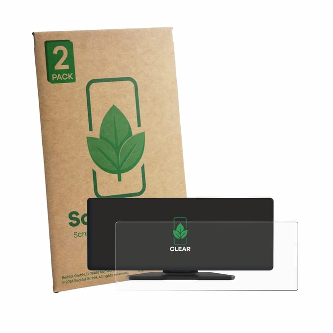2 Stuks Screenprotector voor Carpuride W903 Plus 9.3" - Hoogwaardige Beschermfolie transparant
