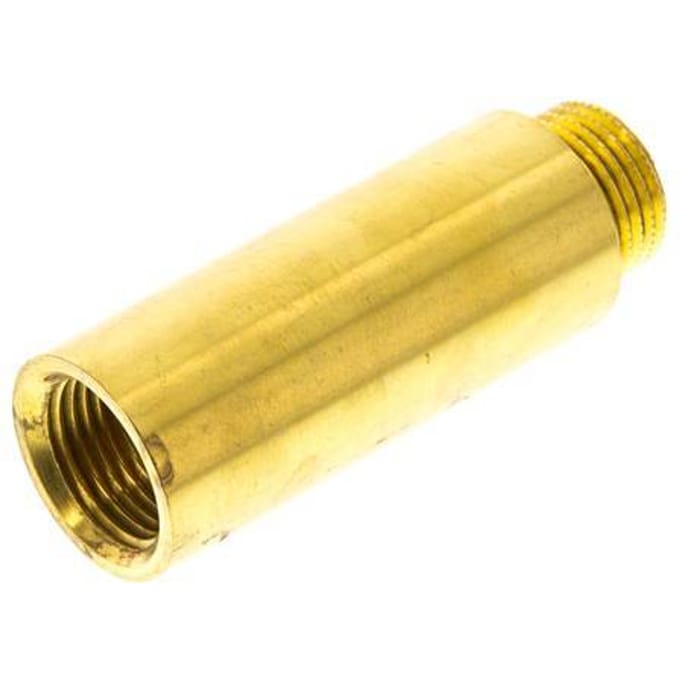 G 1/2'' F/M Messing Verlengstuk DIN 3523 - 65 mm