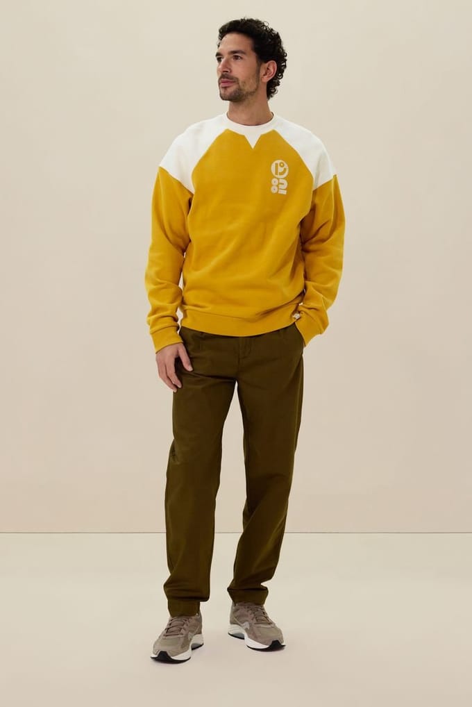 Sissy-Boy - Donkergroene mid-rise chino broek