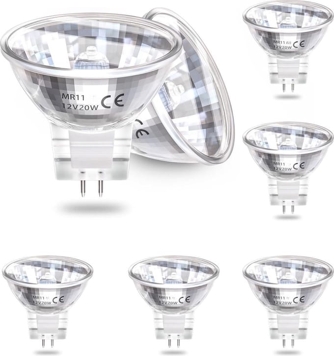 6x GU4 LED spotjes 12V - 2W vervangt 20W - Warm wit - 6PACK