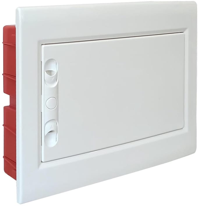 Inbouw Besturingseenheid - Stoppenkast Module - Elektrische Installaties - Uittrekbaar Frame - 330x255x80mm - Wit