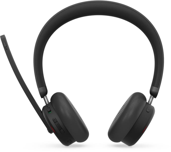 Lenovo Lenovo 6550 - Headset - On-Ear - Bluetoo On Ear headset Bluetooth, Draadloos Stereo Zwart Ruisonderdrukking (microfoon), Noise Cancelling...
