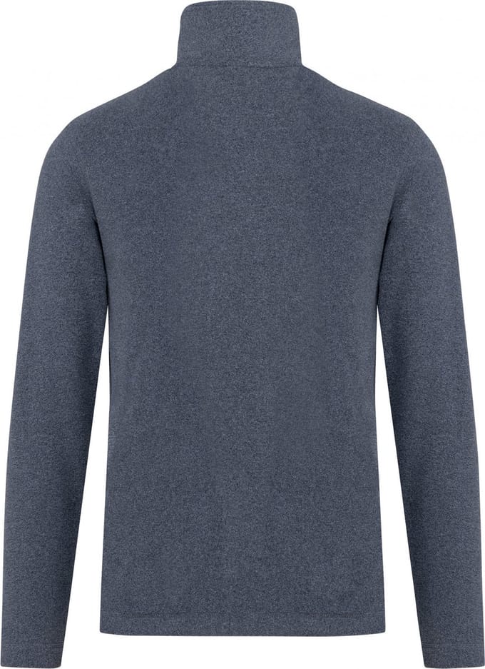 Kariban Microfleece met rits heren K911 - French Navy Heather - 5XL