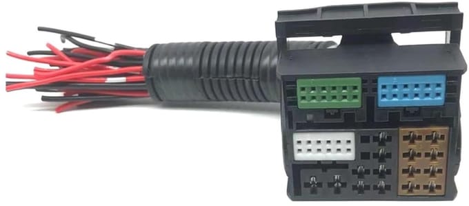 Auto Connector Set - Audio Kabel - Auto Audio - 52 Pin Quad Lock - 1 Set - Met Lijn