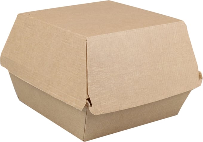 Biodore | Hamburgerbox | FSC | 120x120x100 mm | 50 stuks