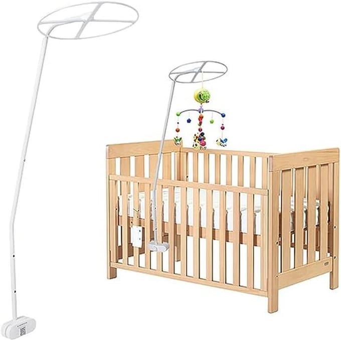 Verstelbare Klamboe Stand Houder voor Babybed Met Clip-On Bevestiging