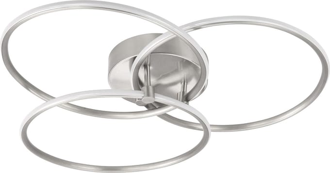 HighLight plafondlamp Circles - mat staal