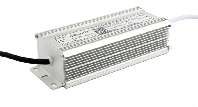Groenovatie LED Transformator 12V - Max. 100 Watt - Waterdicht IP67 - Dimbaar