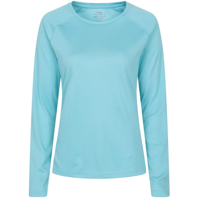 Mountain Warehouse Dames/Dames Endurance Top met lange mouwen (Lichtblauw)