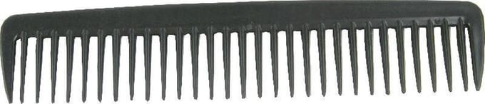 Haarkam - Zwart 18 cm