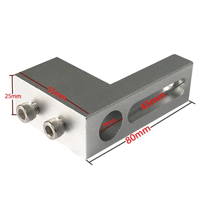Gloednieuwe Spin Encoder Beugel Voor Bevestiging Zitmeter Wiel OVW Synchronisator Plank L-Vormige Basis Dia 20 25 30 36mm Hole 20mm white