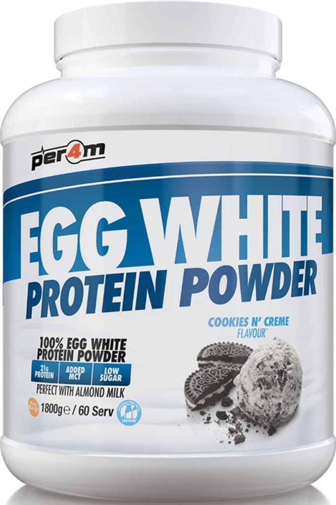 Per4m Egg White Protein Powder (1800g) Cookies N Creme - Eiwitten - Ei-eiwit