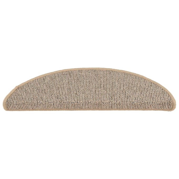 vidaXL - Trapmatten - 15 - st - 56x17x3 - cm - Bruin - Halfrond