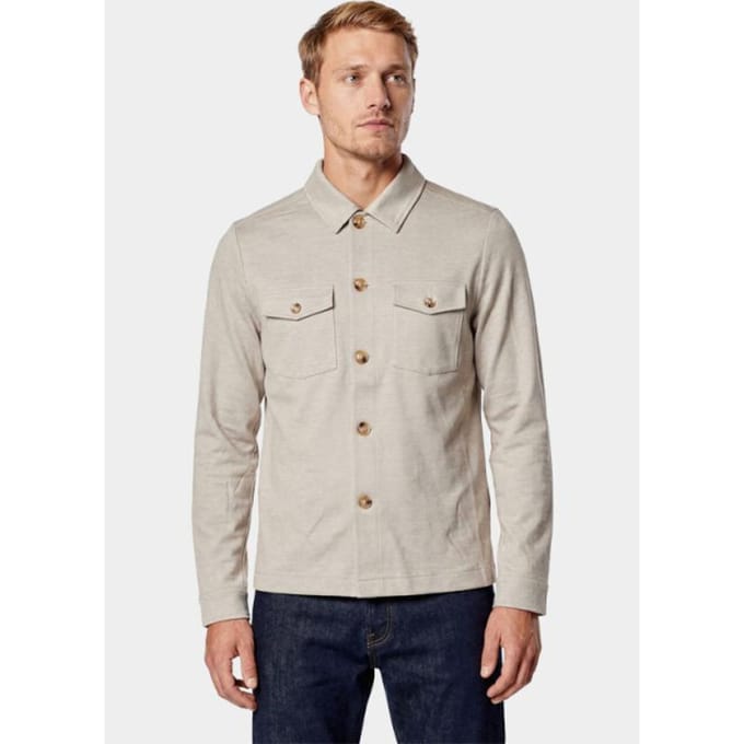 Born With Appetite Overshirt Grijs Dustin Shirtjacket BWA26114DU89/2501
