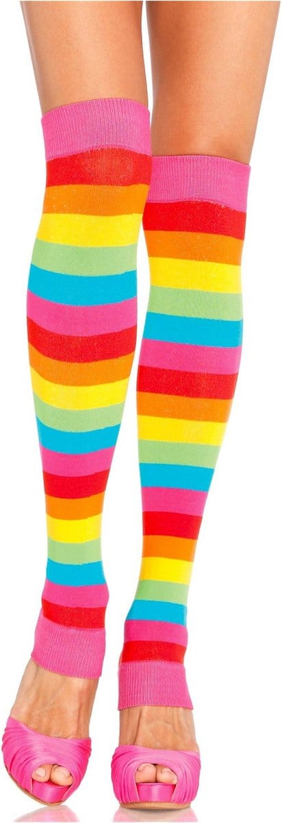 Rainbow Leg Warmers