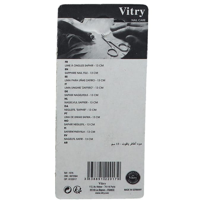 Vitry Classic Nagelvijl Inox Zakmodel 1076 1 Vijl