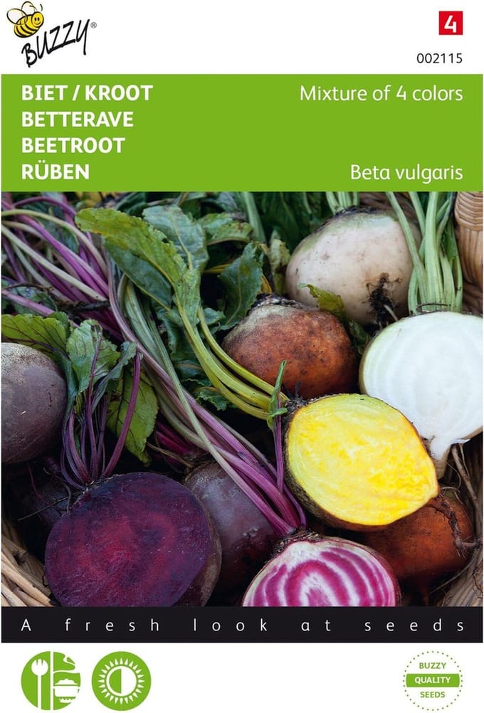 Buzzy Seeds - Bieten mixed colors vier kleuren- 5 gram