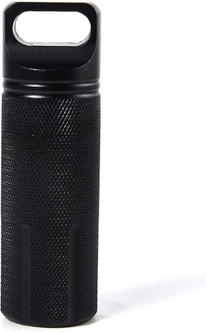 Waterproof outdoor capsule - EDC - Zwart