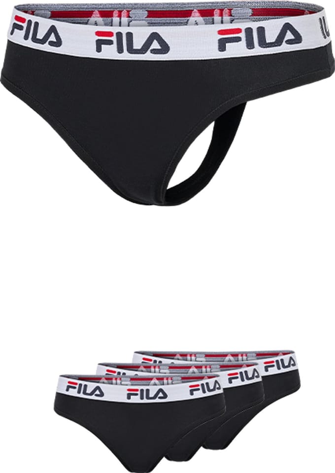 Fila Urban String - Maat M - 3 Pack - Zwart