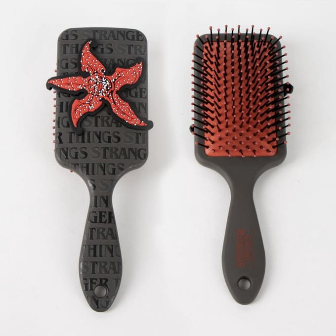 Stranger Things Demogorgon Unisex Haarborstel - zwart/rood - Standard