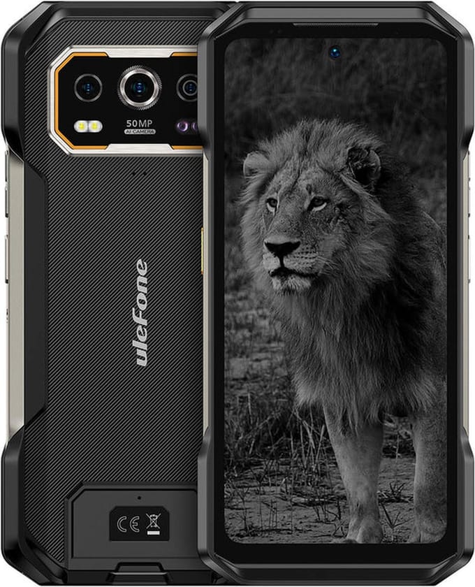 Ulefone Armor 27 Pro Robuuste Smartphone, 5g 12gb/256gb 6.7´´ Zwart
