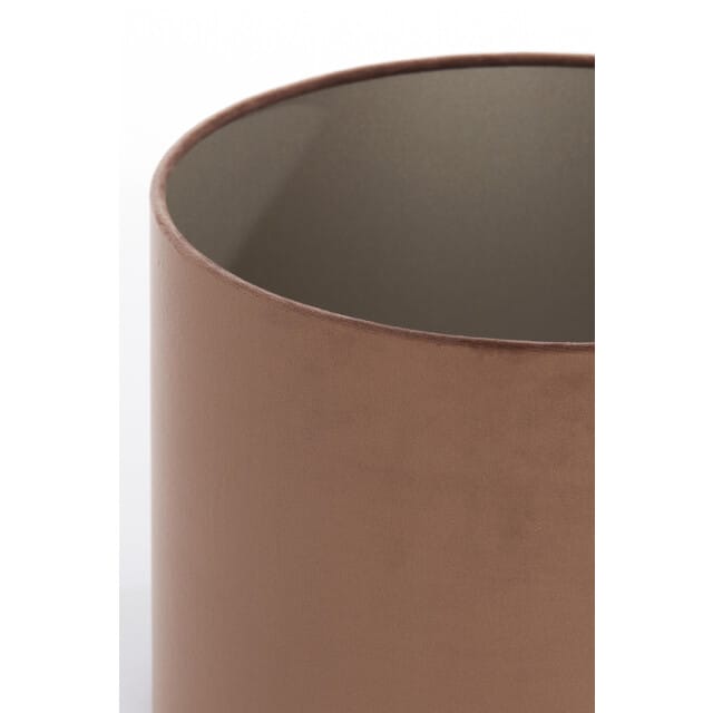 Light & Living - Lampenkap VELOURS - Ø30x21cm - Bruin