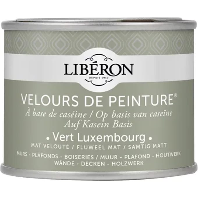 Liberon Velours De Peinture Muurverf - Mat - Vert Luxembourg - 0,125l