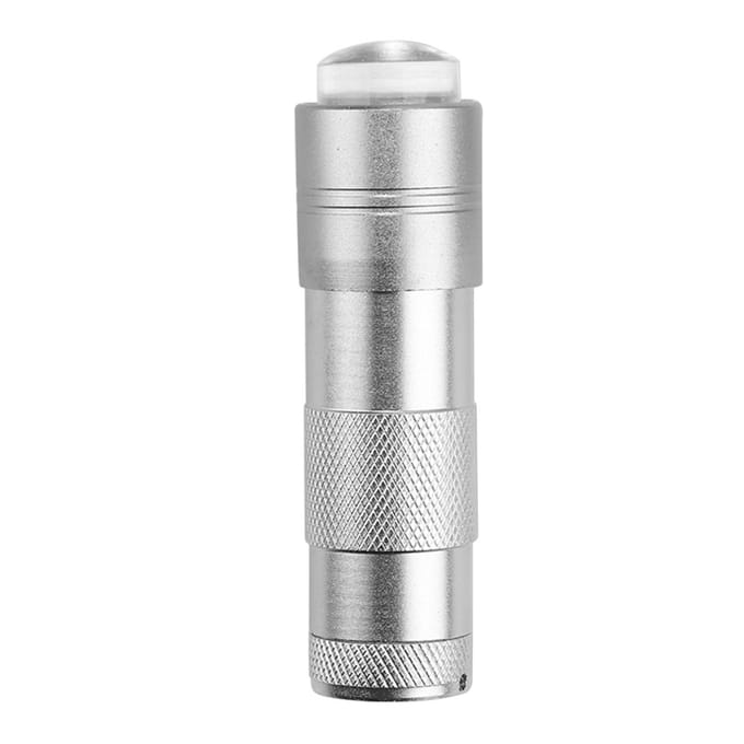Mini-flitslicht voor LED UV-geluithardingslamp Licht Handheld nagellamp USB oplaadbare nagel zilver